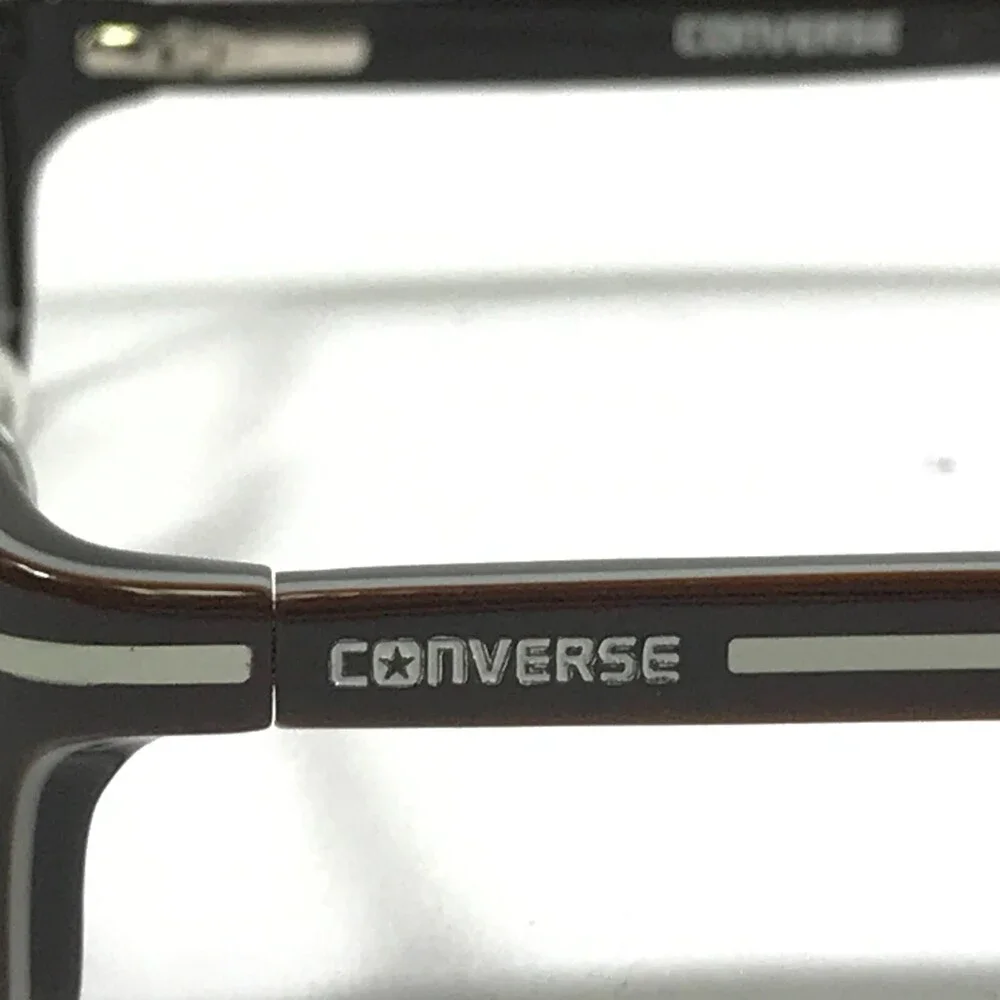 Converse Kids Eyeglasses Frames K004 BROWN Rectangular Full Rim 47-17-130